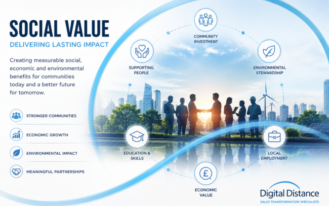 Social Value consultancy helping organisations maximise tender scores through community impact, economic value and environmental sustainability